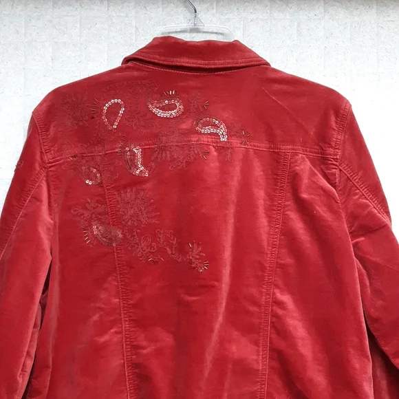 Chico's Velvet Jacket - Picture 5 of 6